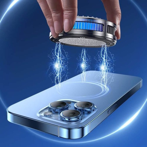 Pour Téléphone Gaming Refroidisseur Ventilateur Magnétique avec Lumière RGB - Photo 8 sur 12