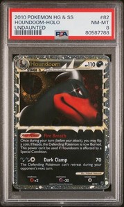 POKEMON UNDAUNTED HOUNDOOM PRIME #82 ULTRA RARE PSA 8 NM #80587788