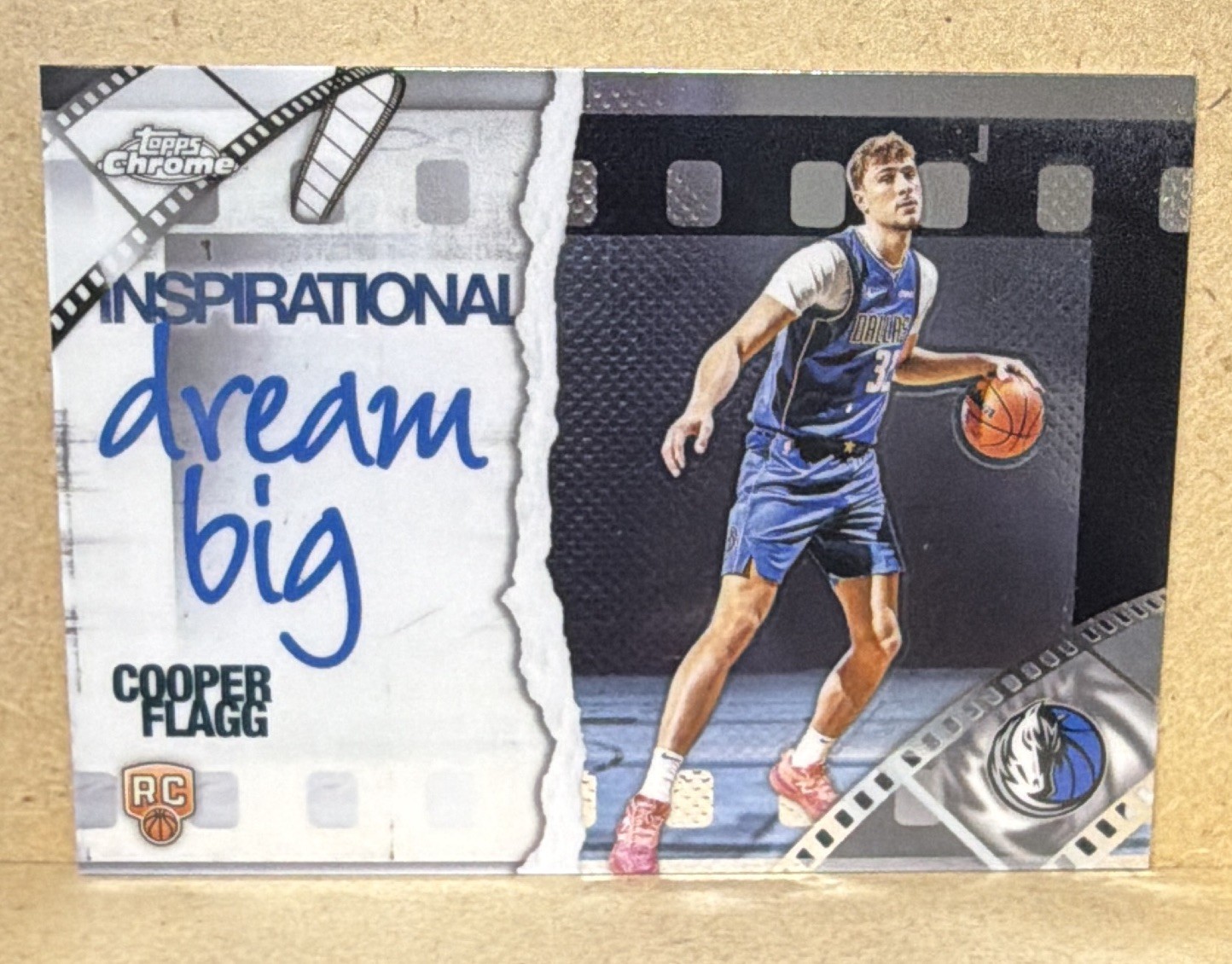 Cooper Flagg #IP-18 Basketball Cards 2025 Topps Chrome Inspirational trading card — raw and PSA graded price guide