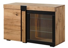 Sideboard Wildeiche 115x45x75 natur geölt ROTTERDAM #115