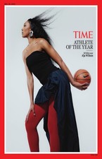 A’ja Wilson Las Vegas Aces WNBA Athlete of the Year 2025 TIME Magazine Poster