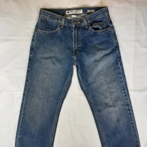 Harley-Davidson Men Jeans 32x34 Denim Blue Faded Boot Cut 5 Pocket Mid-Rise Logo - Bild 9 von 20