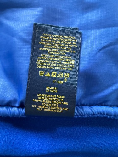 Polo Ralph Lauren Fleece Yth L Jacket Royal Blue - Picture 13 of 17