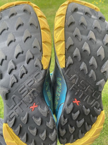 La Sportiva Akasha Blue & Yellow Trail Hiking Shoes Men’s 8.5 Gorpcore Running - 第 15/21 張圖片