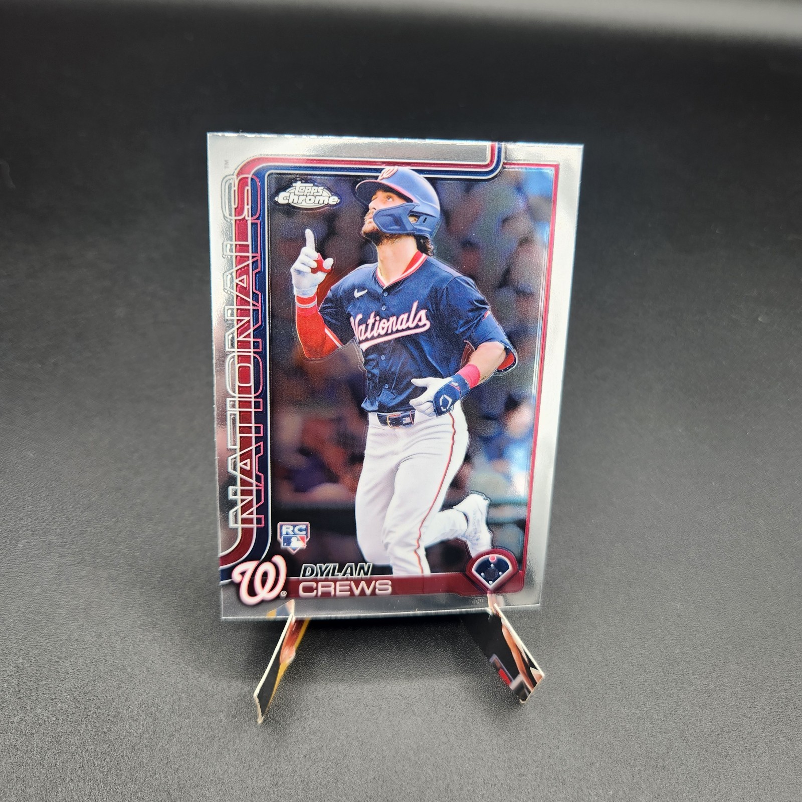 2025 Topps Chrome Dylan Crews RC Rookie #146 Nationals