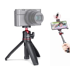 ULANZI MT-08 Extension Rod Tripod Mini Selfie Stick Stand black/red