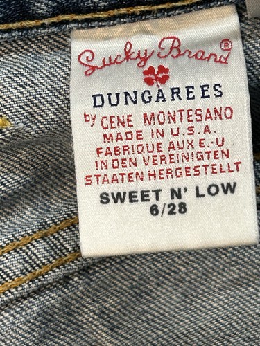 Lucky Brand Sweet N Low Bootcut Womens Jeans Designer Blue Sz 6/28 Short Ladies - Picture 6 of 13