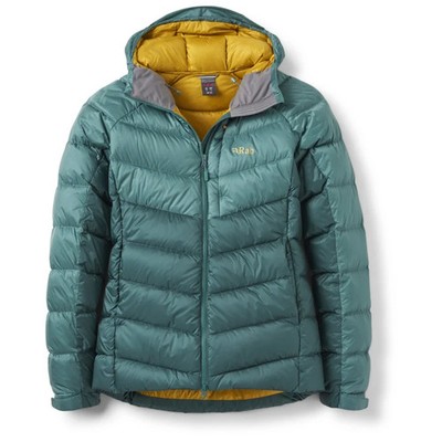 Rab Damen Glaceon Pro Daunenjacke Walking Wandern (Eucalyptus/Green Slate)