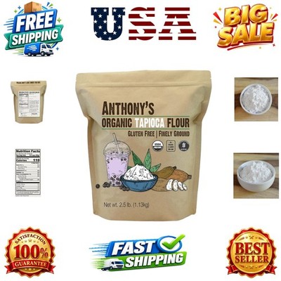 Organic Tapioca Flour Starch, 2.5 lb, Gluten Free, Non GMO