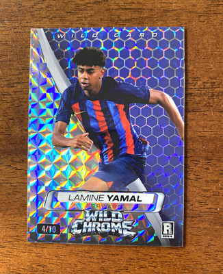 Wild Card 2025 Wild Chrome - Lamine Yamal - FC Barcelona Rookie #WCHX-LY1 4/10