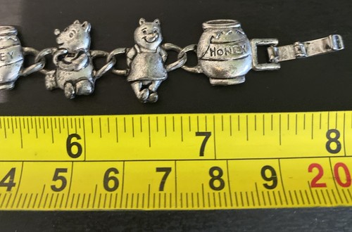 Winnie The Pooh Link Bracelet 7.5” - Picture 6 of 6