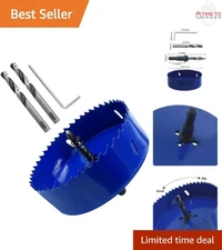 117mm Hole Saw Bi-Metal High Speed Steel for Wood Plastic Metal Drywall