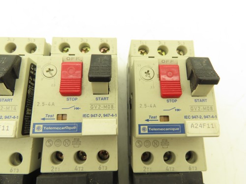 Telemecanique GV2 Schütz Handmotorstarter 2,5-4A 6-10A Konvolut 12 Stück - Bild 5 von 15
