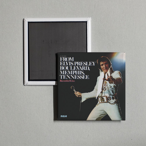 Elvis Presley - From Elvis Presley Boulevard, M Album Cover Locker Fridge Magnet