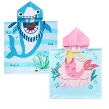 Bath Towel for Toddler Boys, Pool Hooded Towel for Kids, Hooded Beach Towel P...