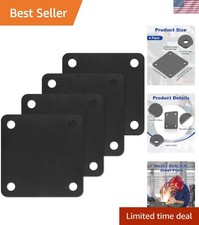 4 Pcs A36 Hot-Rolled Steel Plates 5x5x1/4 Inch - Strong Support for Construction