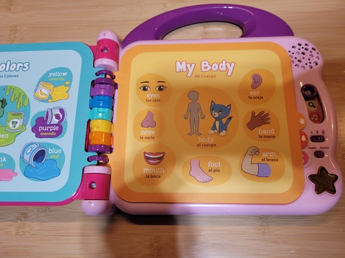 LeapFrog Scout and Violet 100 Words Book Learning Reader Toy Spanish English - Picture 5 of 7