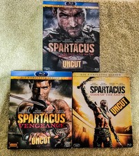Spartacus Blood and Sand  Uncut Blu Ray  2 × Lim. Steelbook 1 x Lim. Schuber 