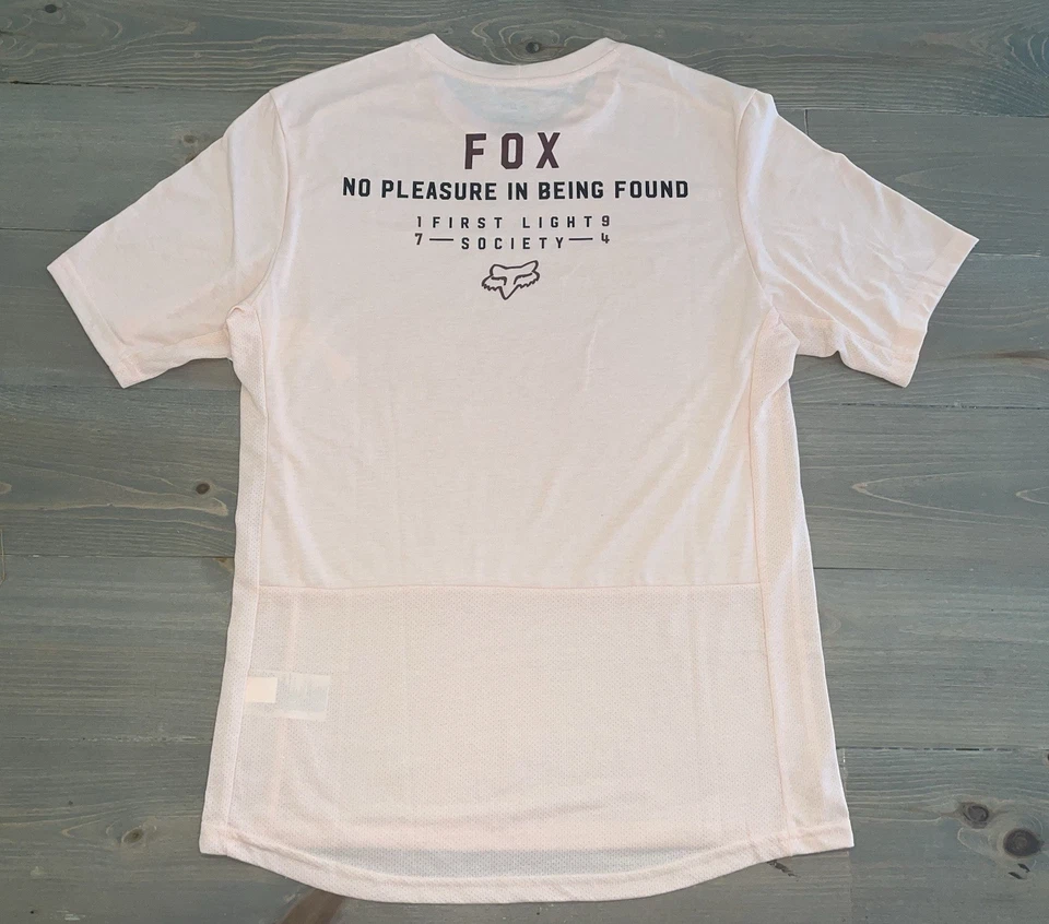 Men's Fox Racing Ranger Jersey 30104 Light Pink MTB Cycling Bike Short Sleeve - Image 3 of 4