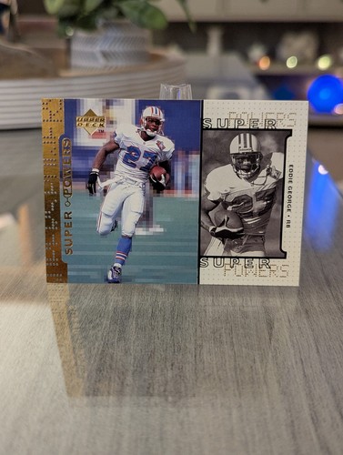 1998 Upper Deck #S26 Eddie George Super Powers - Picture 1 of 2