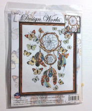 Design Works BUTTERFLY DREAMS w/beads Counted Cross Stitch Kit Sealed 2937