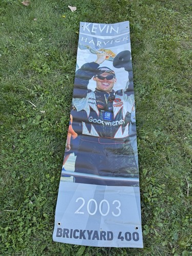 Banner de carrera NASCAR Kevin Harvick de IMS grande doble cara - Imagen 1 de 10