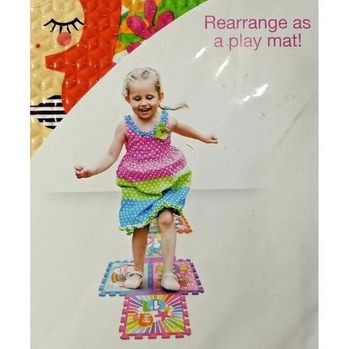 Rainbow Dreams Mermaids Unicorns Foam Hopscotch Play Mat NEW - Picture 5 of 6