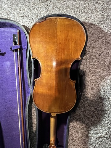 Antique Suzuki Trademark Violin w/ Case. Made in Nippon 1891-1921. Japan - Picture 9 of 23