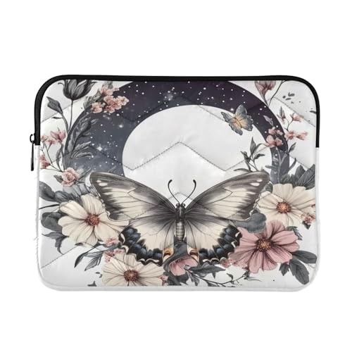 Retro Schmetterling Blume (2) Laptophülle Zoll, Schutz Laptop 15,6 Multi19 - Bild 1 von 7
