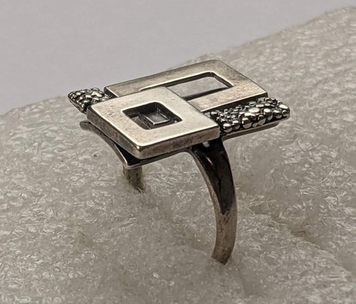 Vintage ring sterling silver 925 Size 8 Weight 5.27 g. - Picture 6 of 18