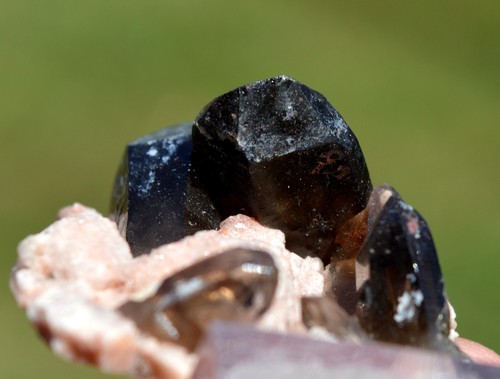 Rauchquarz & Microcline 15 gr - "Black Hole" Pocket, Park County, Colorado, USA - Bild 4 von 5