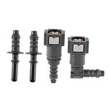 2 Set SAE to 5/16" 8mm Nylon Fuel Line Hose Quick Release 5/16" 7.89mm