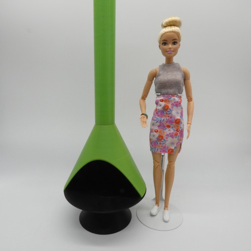 Chimenea miniatura para casa de muñecas cono 1:6 MCM Malm Lancer inspirada elige tu color - Imagen 20 de 41