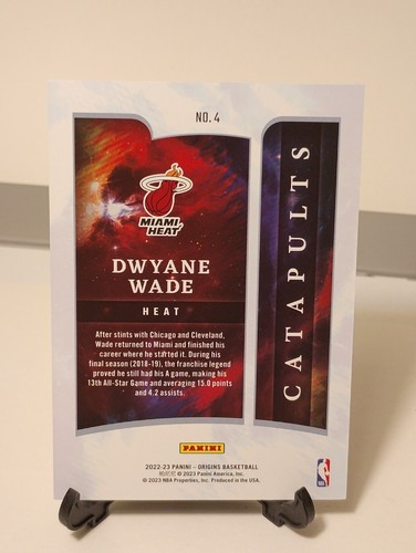 2022-23 Panini Origins - Catapults Dwyane Wade #4 - Picture 4 of 4
