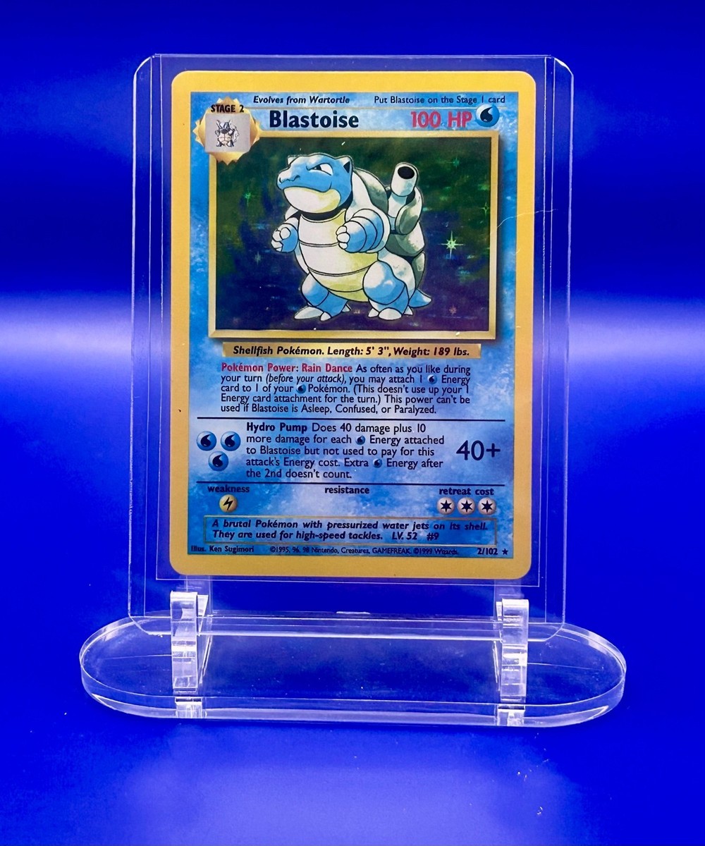 pokemon card blastoise 2 102 PSA 7 NM Pokemon - Blastoise (2/102) -