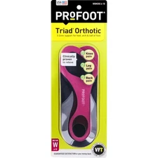 PROFOOT Triad Orthotic Shoe Inserts with 3 Zone Support Pain Relief for Feet