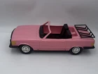 Vintage 1990 Meritus Industries Barbie Cute N Classy Sports Car Pink Benz