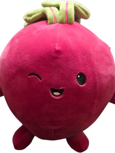 "Juguete de peluche Hug Me de Walgreens 12"" lindo vegetal guiñando un ojo cara etiquetas nuevas" - Imagen 4 de 13