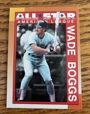 1990 Topps Baseball Card Wade Boggs #387