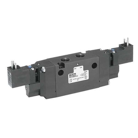 Parker B652bb553a Solenoid Air Control Valve,3/8 In,120Vac