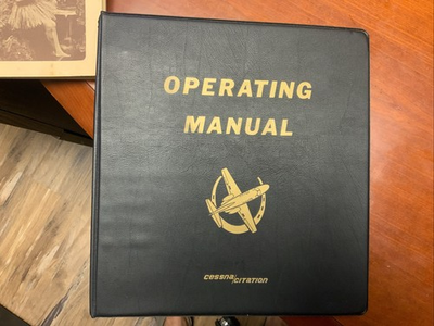 #ad #ad Cessna Citation II Pilot Operating Manual $50.00