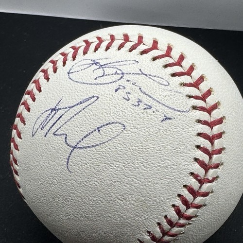 Jeremy Accardo Scott Downs + 2 Others MLB Baseball IP Autographed Signed Ball - Picture 5 of 11