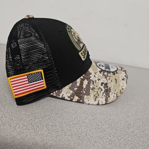 New Orleans Saints New Era 9FORTY Support The Troops Adjustable Hat Cap Youth - Picture 9 of 9