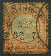 1872 Germany #19   EAGLE and LARGE SHIELD  used