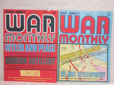 Vintage Lot of 14 Issues War Monthly Magazine Volumes 7 + 8 Vintage Lot of 14 Issues War Monthly Magazine Volumes 7 + 8