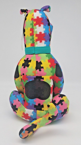 Scooby-Doo Plush Multicolor Puzzle Pattern With Tags - Picture 2 of 4