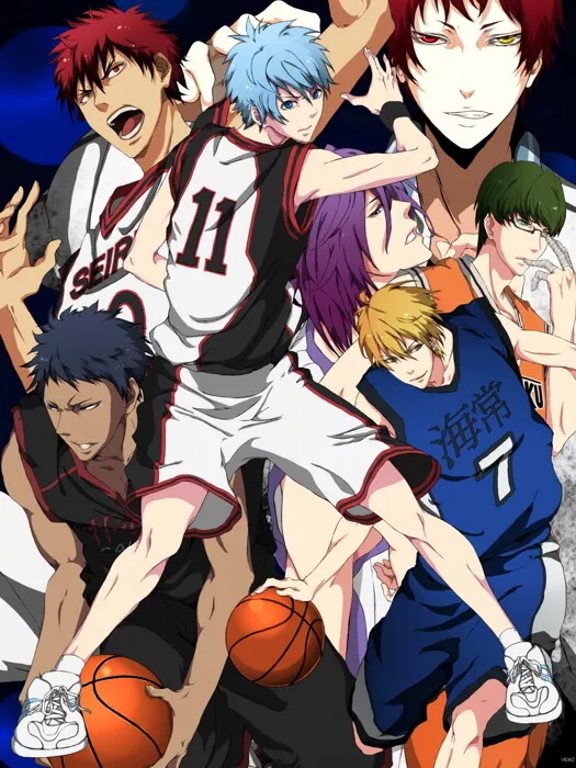 V6342 Kuroko no Basuke Team Characters Basket Anime Decor WALL