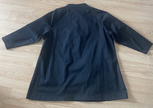 Nooworks Black Art Teacher Black Full Zip Up Jacket Dress 1 Pocket Plus Size 5XL - Picture 6 of 18