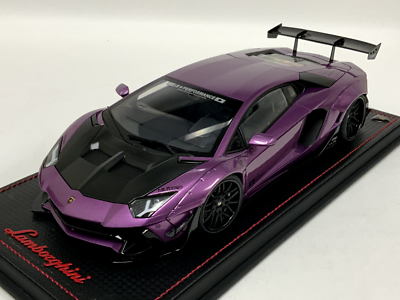 1/18 AutoArt Lamborghini Aventador LB Works Viola SE30 Carbon