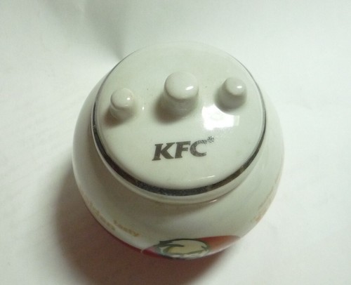 KFC Limited Edition MALAYSIA Ceramic SUGAR POT Cooker Design 3.5" Silver 2012 - Bild 8 von 17
